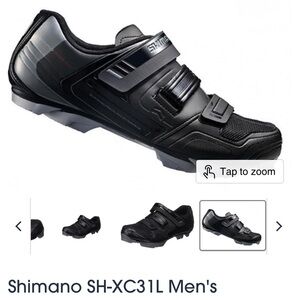 Shimano Men's Black Cycling Shoes size 42